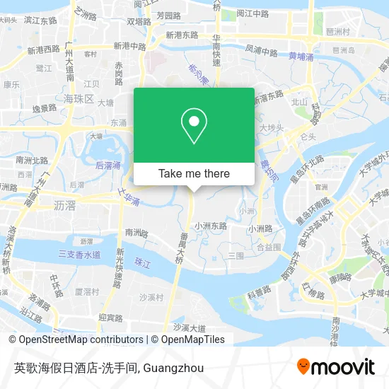 英歌海假日酒店-洗手间 map