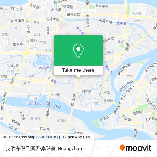 英歌海假日酒店-桌球室 map
