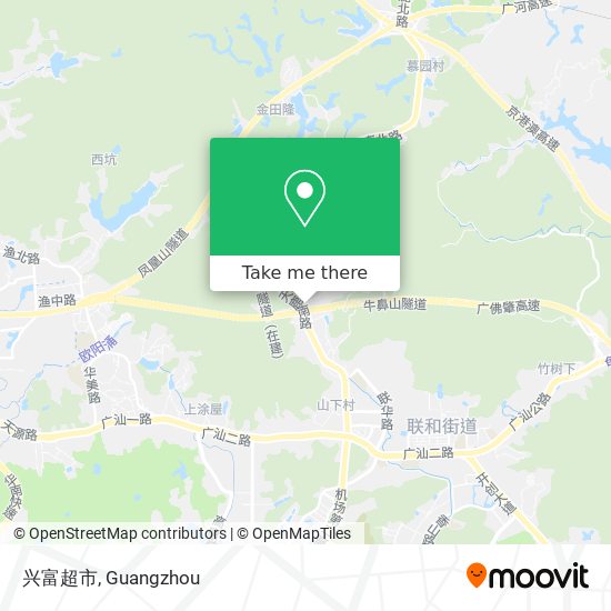 兴富超市 map