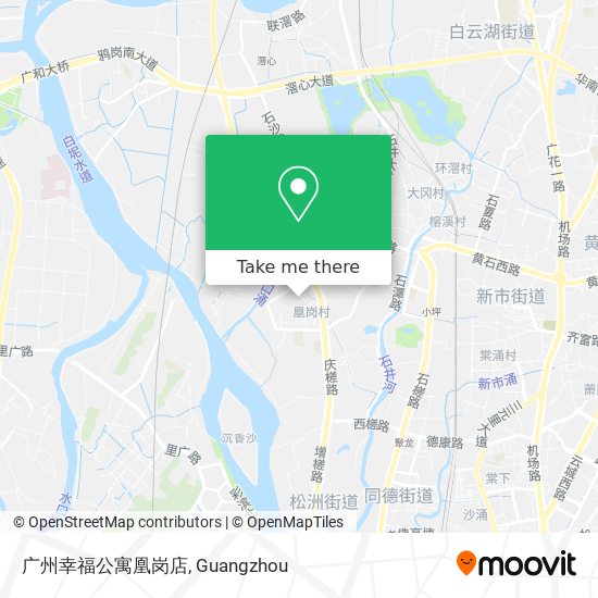 广州幸福公寓凰岗店 map