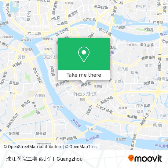 珠江医院二期-西北门 map