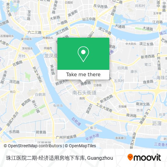 珠江医院二期-经济适用房地下车库 map