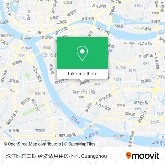 珠江医院二期-经济适用住房小区 map
