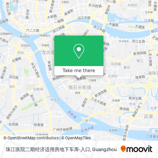 珠江医院二期经济适用房地下车库-入口 map