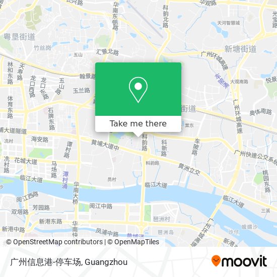广州信息港-停车场 map