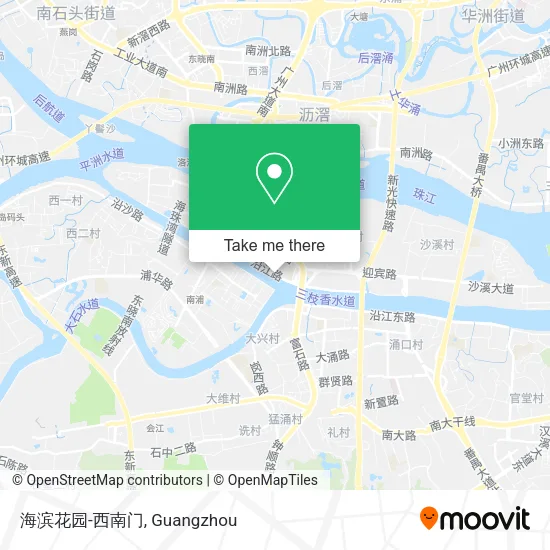 海滨花园-西南门 map