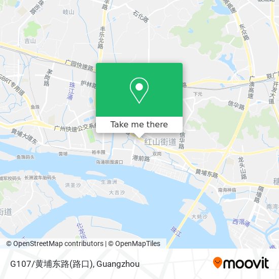 G107/黄埔东路(路口) map
