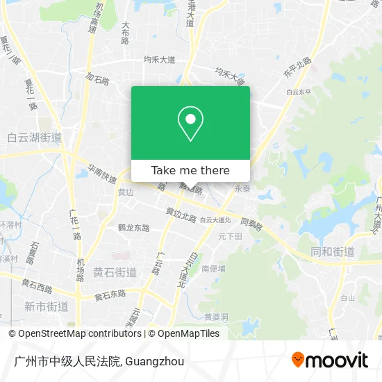 广州市中级人民法院 map