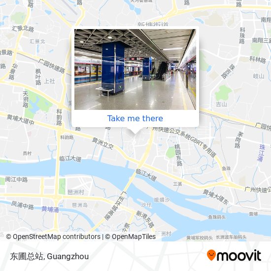 东圃总站 map