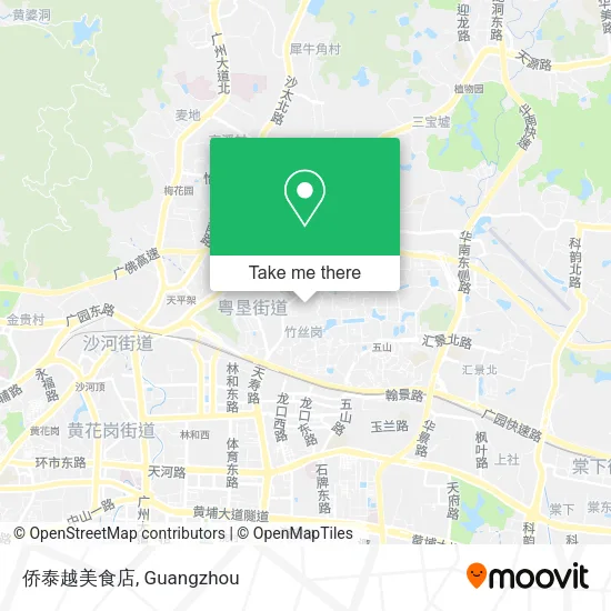 侨泰越美食店 map