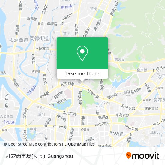 桂花岗市场(皮具) map