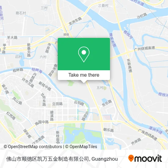 佛山市顺德区凯万五金制造有限公司 map