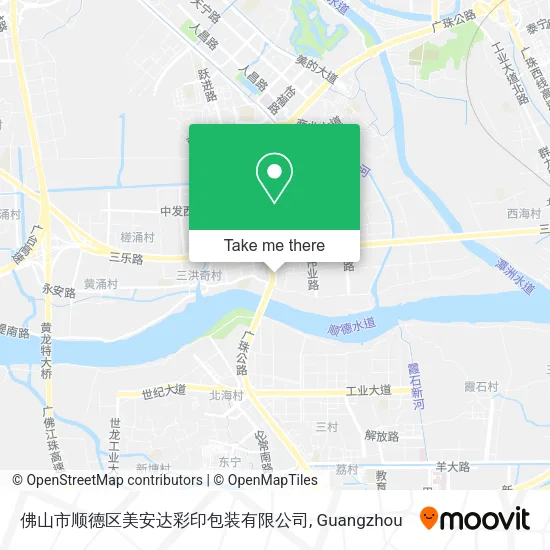 佛山市顺德区美安达彩印包装有限公司 map