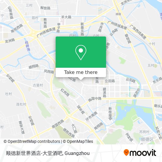 顺德新世界酒店-大堂酒吧 map