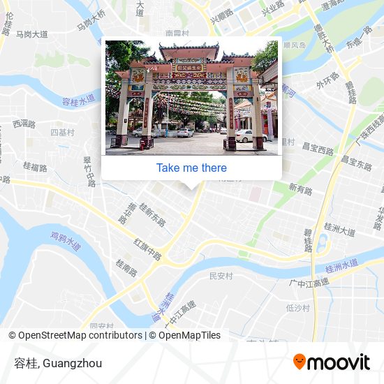容桂 map
