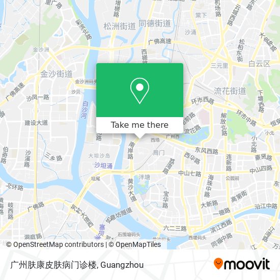 广州肤康皮肤病门诊楼 map