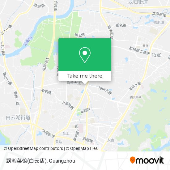 飘湘菜馆(白云店) map
