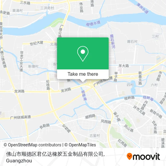 佛山市顺德区君亿达橡胶五金制品有限公司 map