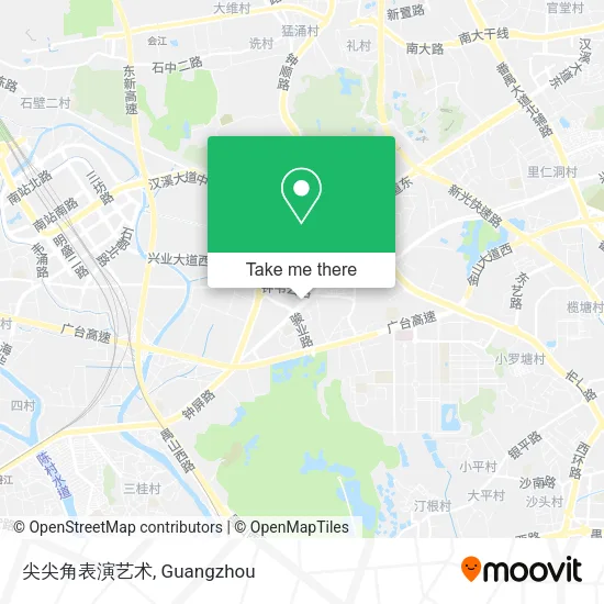 尖尖角表演艺术 map