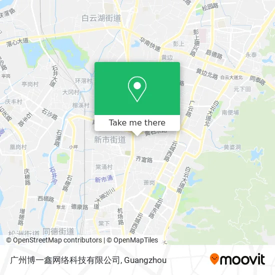 广州博一鑫网络科技有限公司 map