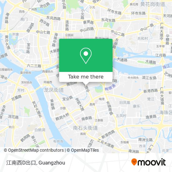 江南西D出口 map