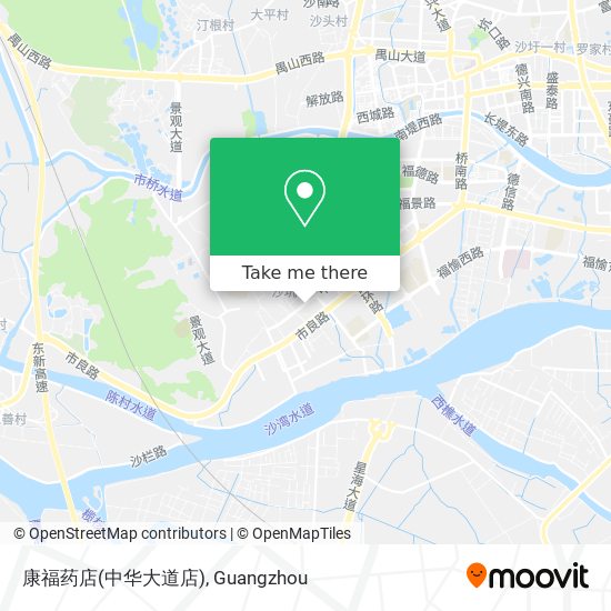 康福药店(中华大道店) map