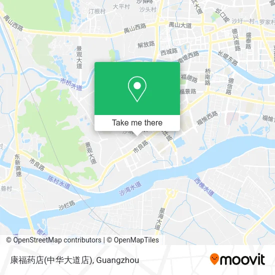 康福药店(中华大道店) map