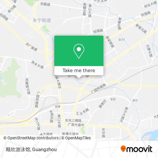 顺欣游泳馆 map