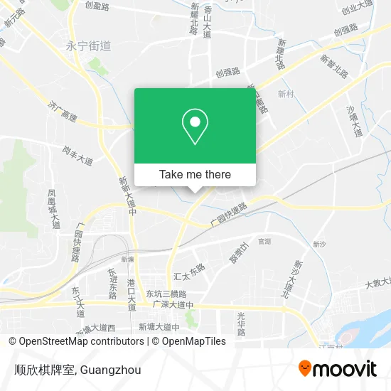 顺欣棋牌室 map