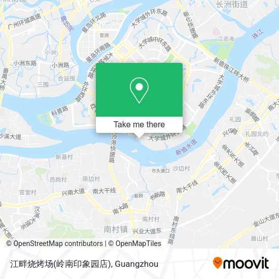 江畔烧烤场(岭南印象园店) map
