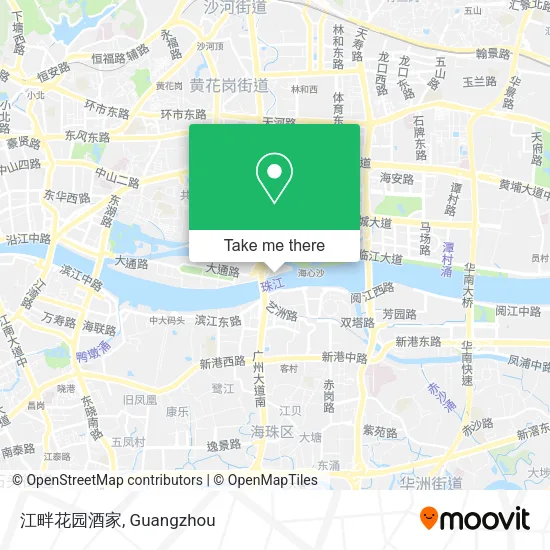 江畔花园酒家 map