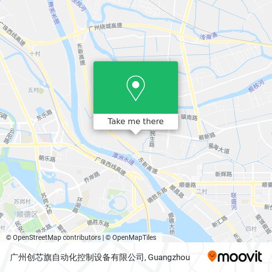 广州创芯旗自动化控制设备有限公司 map