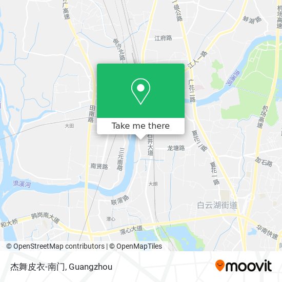 杰舞皮衣-南门 map