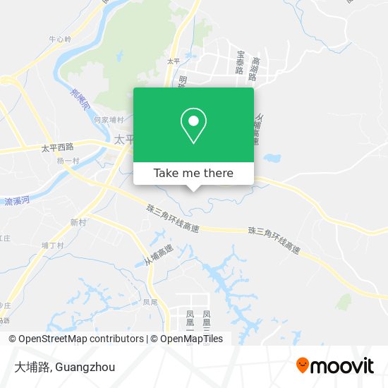 大埔路 map