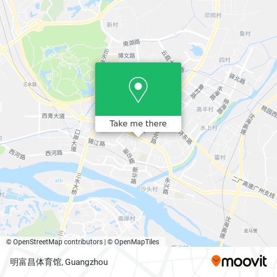 明富昌体育馆 map