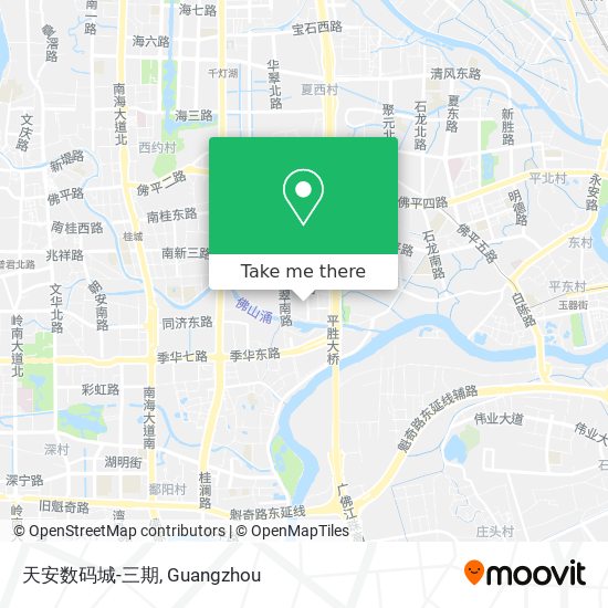 天安数码城-三期 map