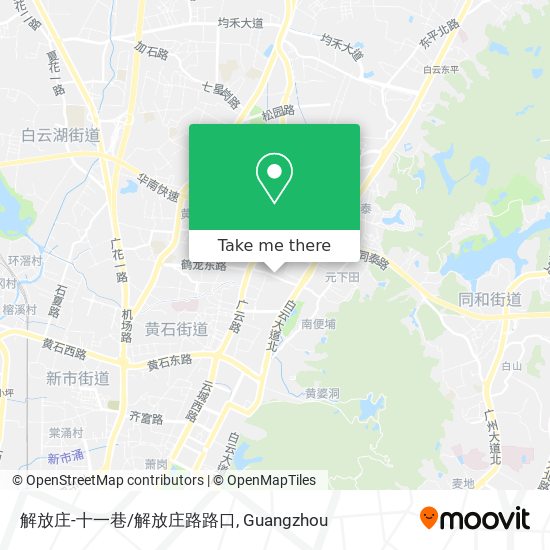 解放庄-十一巷/解放庄路路口 map