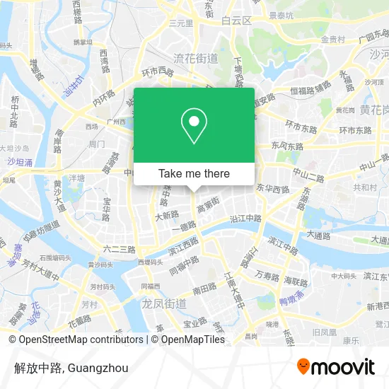 解放中路 map
