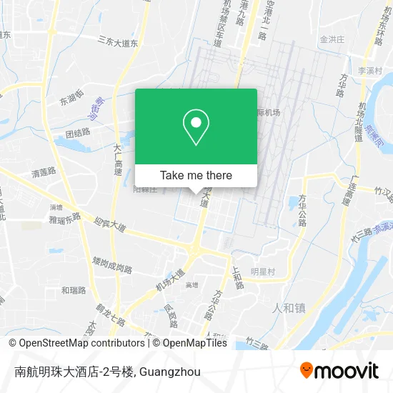 南航明珠大酒店-2号楼 map
