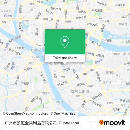 广州市盈汇金属制品有限公司 map