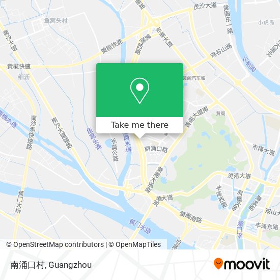 南涌口村 map