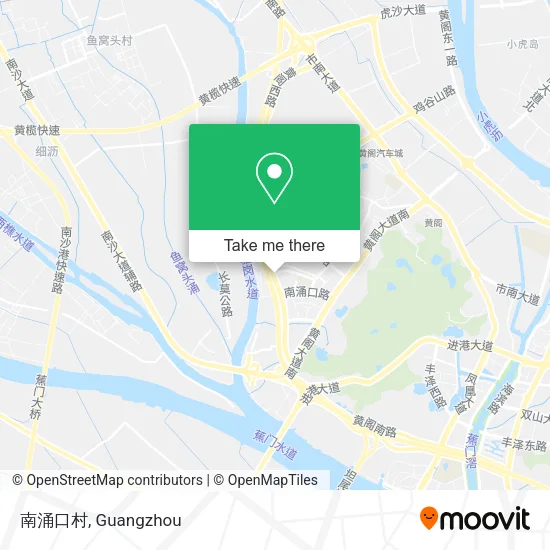 南涌口村 map