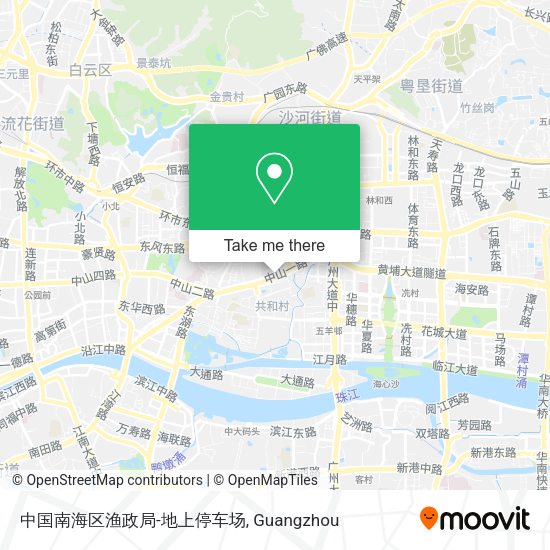 中国南海区渔政局-地上停车场 map