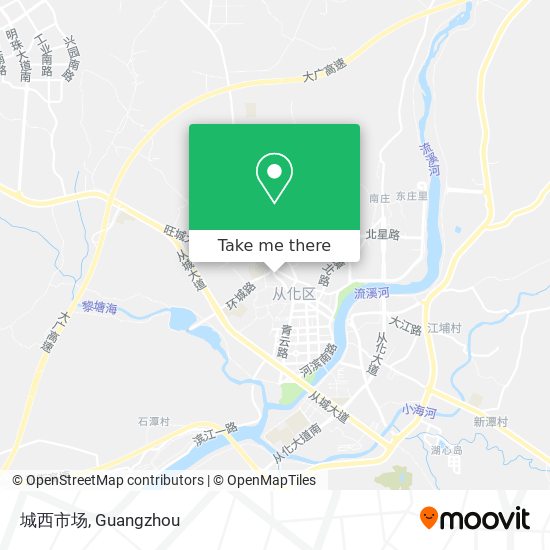 城西市场 map