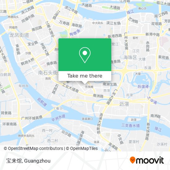 宝来馆 map
