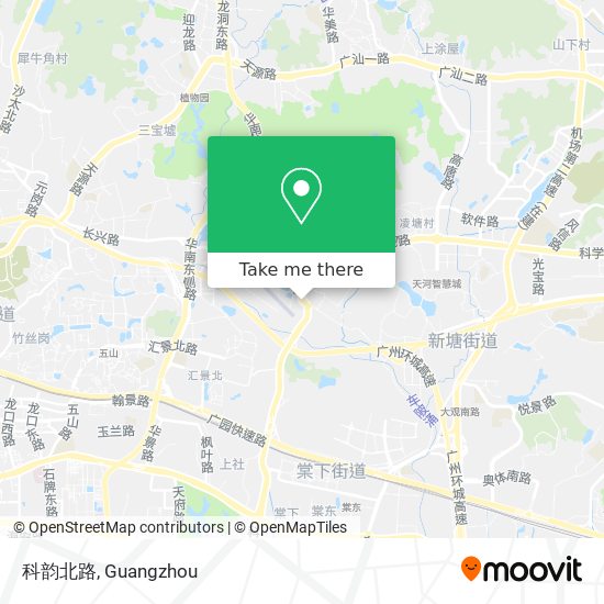 科韵北路 map
