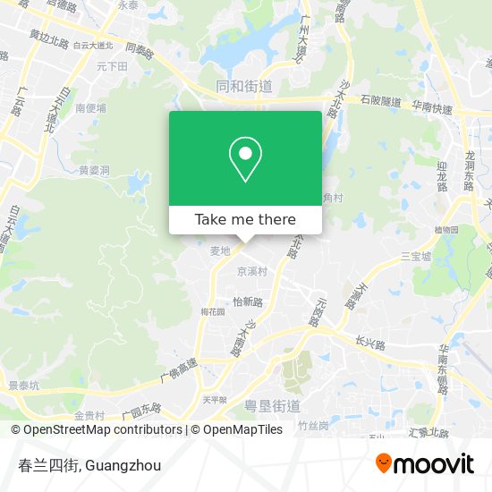 春兰四街 map
