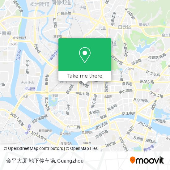 金平大厦-地下停车场 map
