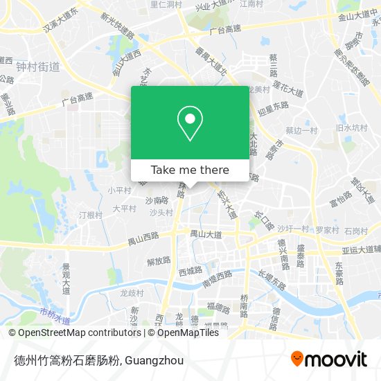 德州竹篙粉石磨肠粉 map