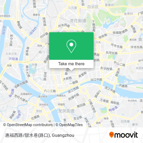 惠福西路/甜水巷(路口) map